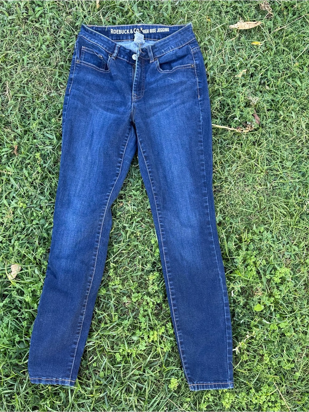 Sears Roebuck & Co. Indigo High-Rise Jeggings